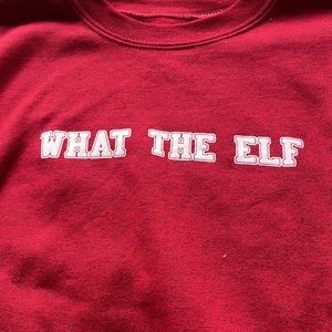 Red Christmas sweatshirt